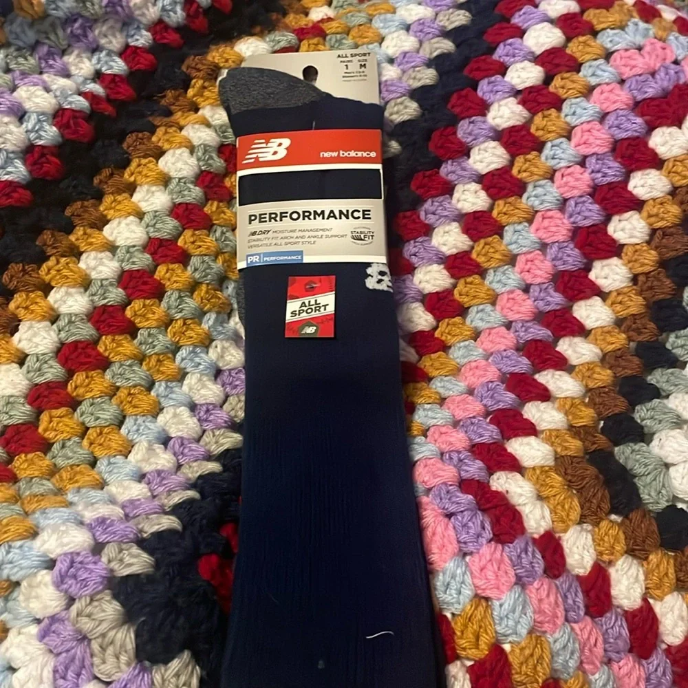 New Balance Unisex Crew Socks Size: M